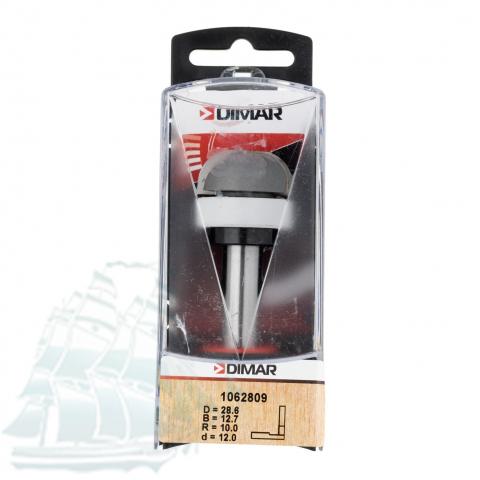 Фреза DIMAR  D28.6 L73.0 I12.7 S12 R10.0 (1062809)