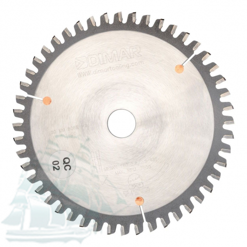 Пила Dimar 90202443 для алюминиевых профилей D160x20x2,8 Z48