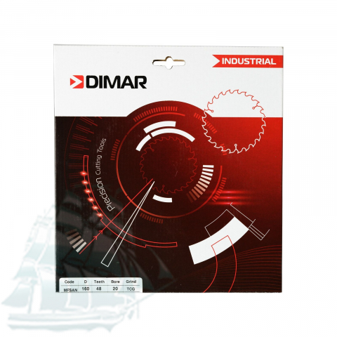 Пила Dimar 90202443 для алюминиевых профилей D160x20x2,8 Z48
