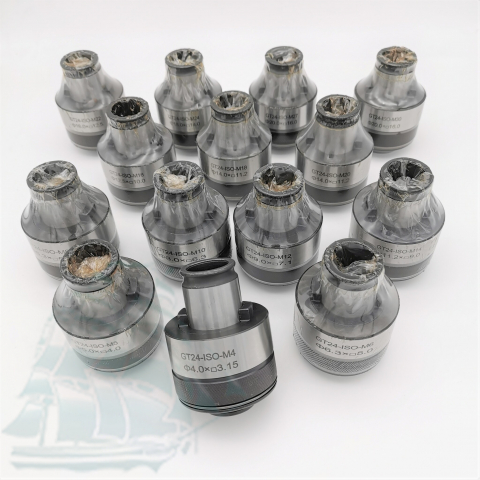 Набор цанг резьбонарезных GT24 (14шт) М4-М30 ISO