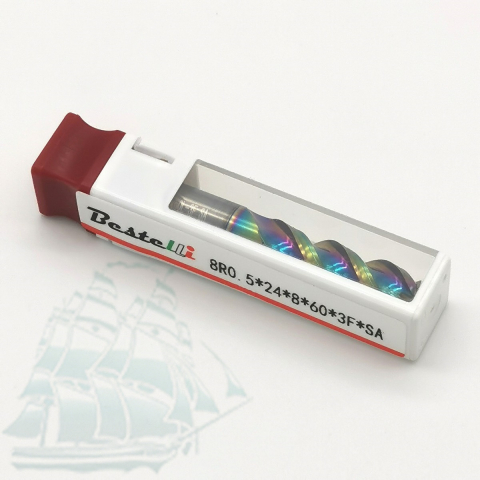Фреза твердосплавная 8R0.5х24х8х60х3F SA