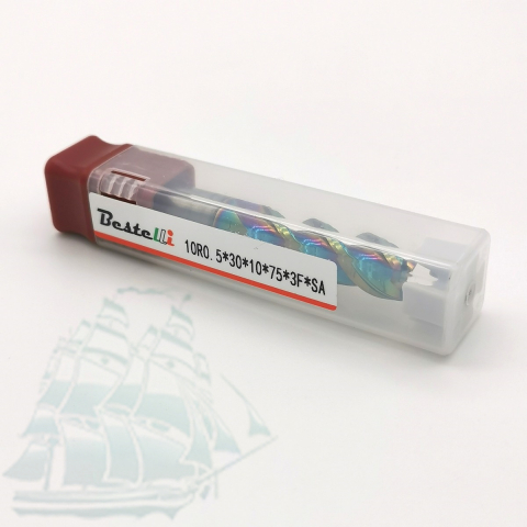 Фреза твердосплавная 10R0.5х30х10х75х3F SA