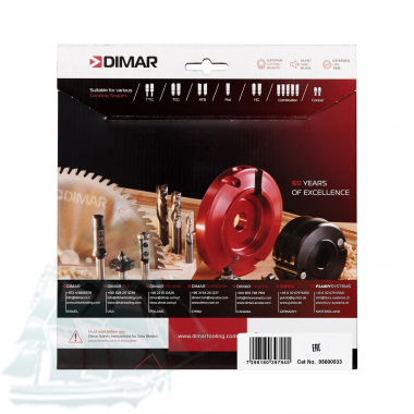 Пила Dimar 95600533 подрезная коническая D120x20x3,1-4,1 Z24 двойной ресурс